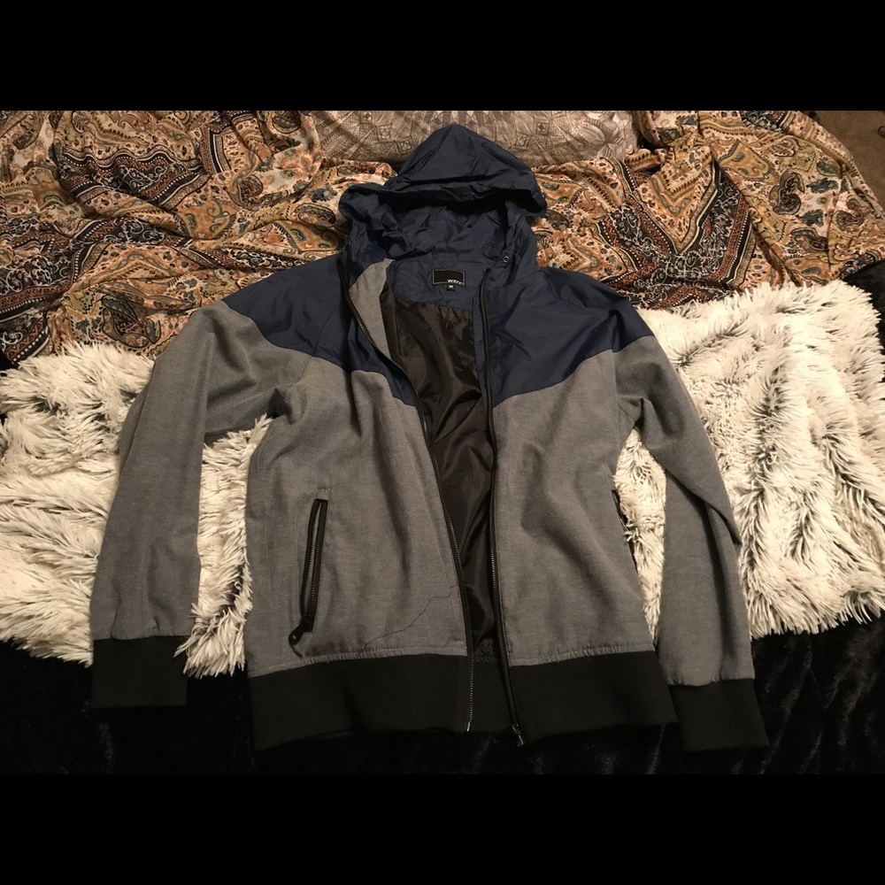 Men's two tone Windbreaker jacket